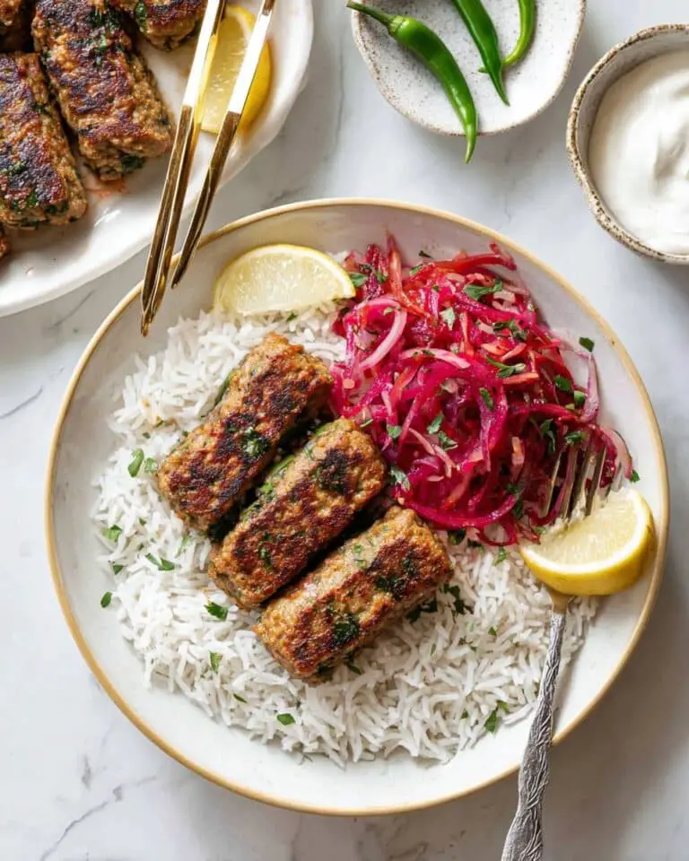 30-Minute Chicken Seekh Kebabs (Sheet Pan) Recipe