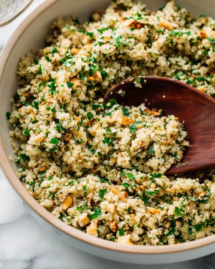 Mediterranean Cauliflower Rice Recipe