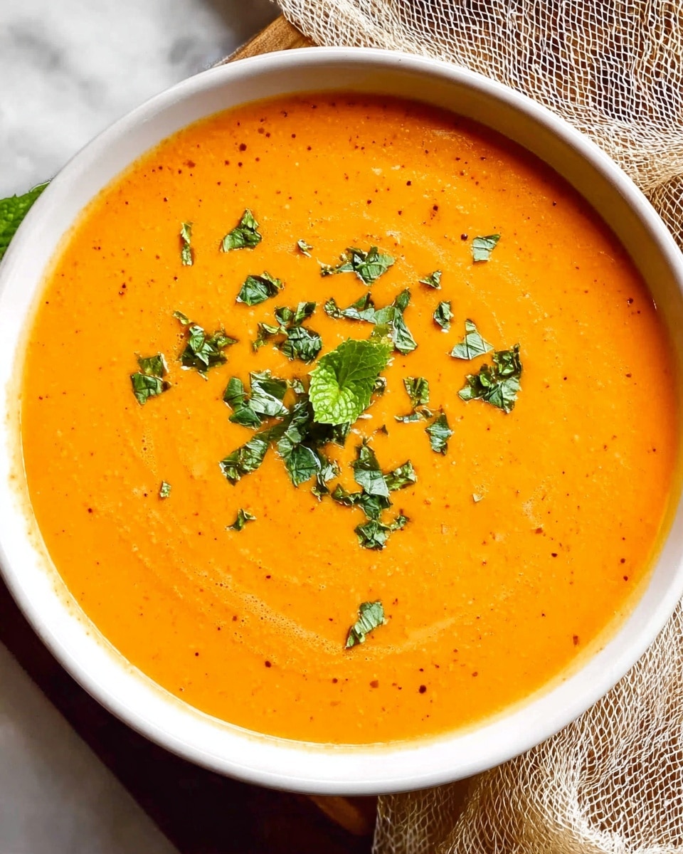 Roasted Carrot Ginger Soup Recipe