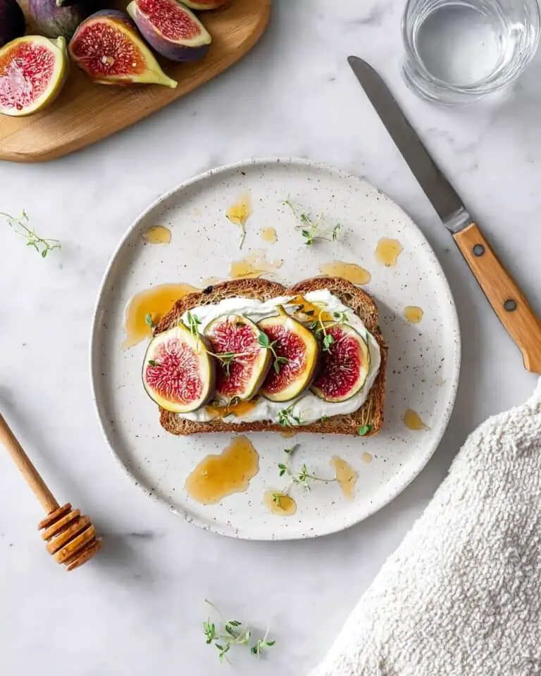 Fig and Goat Cheese Toast Recipe