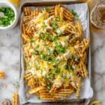 Crab Fries with Cheddar, Mozzarella, and Old Bay Seasoning Recipe