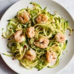 Zucchini Noodles with Garlic Shrimp Recipe