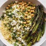 Spring Couscous Bowls with Lemon Feta Vinaigrette Recipe