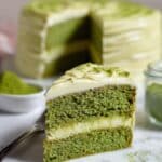 Easy Matcha White Chocolate Cake Recipe