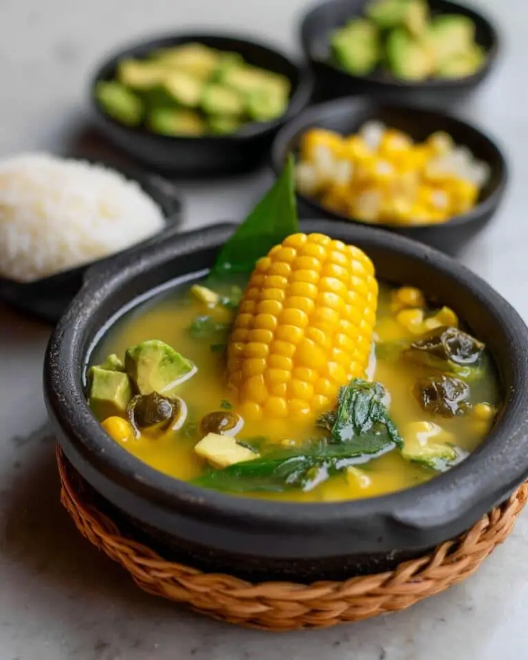 Vegetarian Ajiaco (Colombian Potato Corn Soup) Recipe