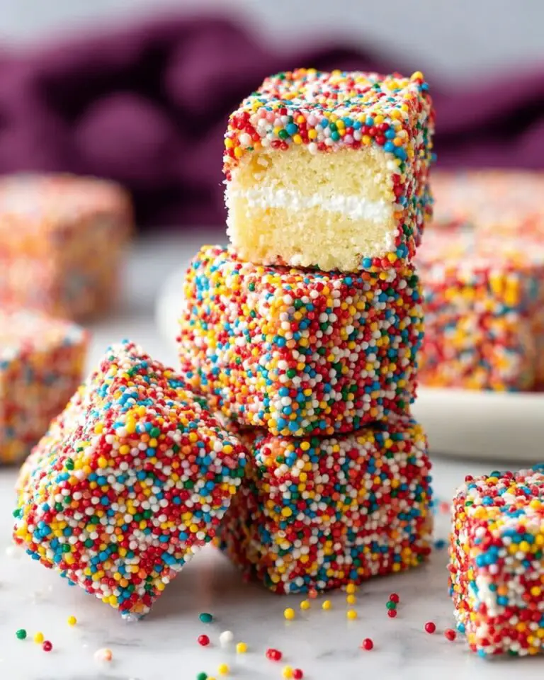 Fairy Bread Lamingtons Recipe