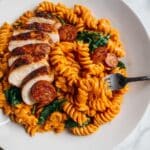 Creamy Chicken and Chorizo Pasta Recipe