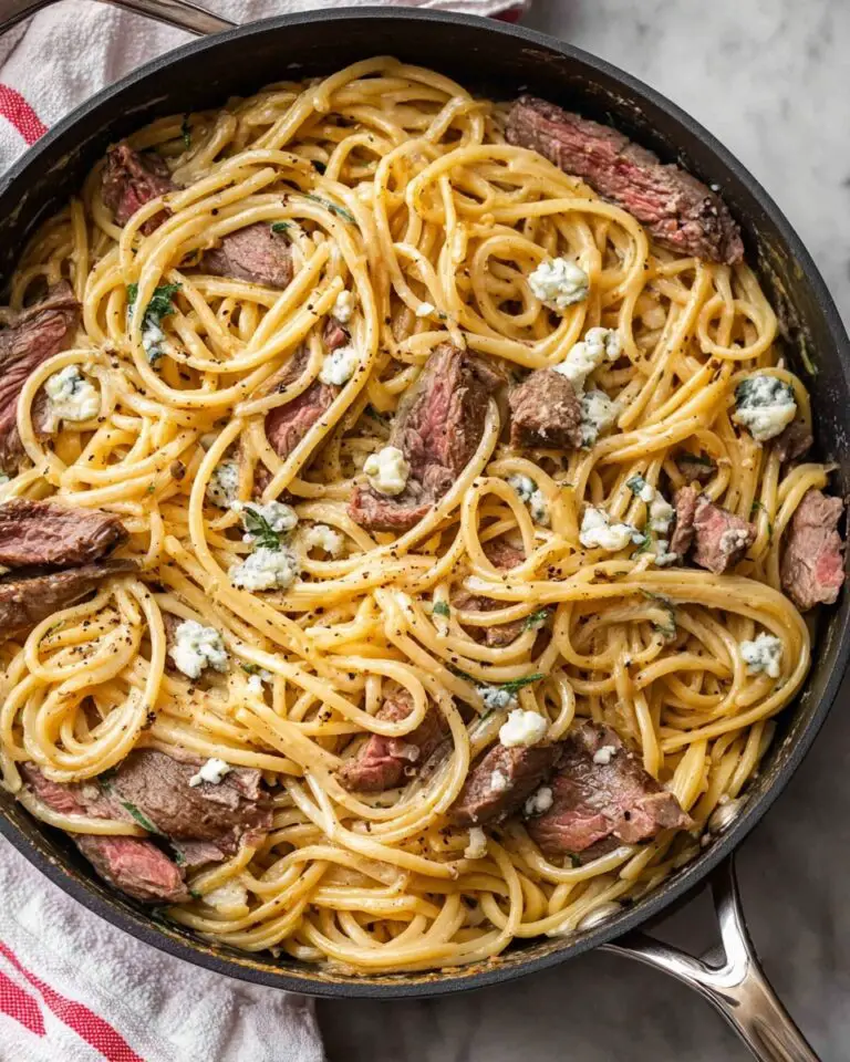 Creamy Steak Pasta Recipe