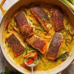 Caribbean-Style Coconut Curry Salmon Recipe