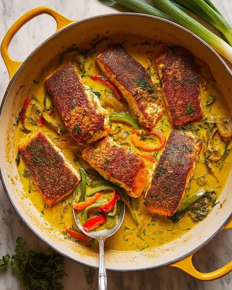 Caribbean-Style Coconut Curry Salmon Recipe