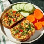 Egg Toast Recipe with Tomatoes and Herbs Recipe