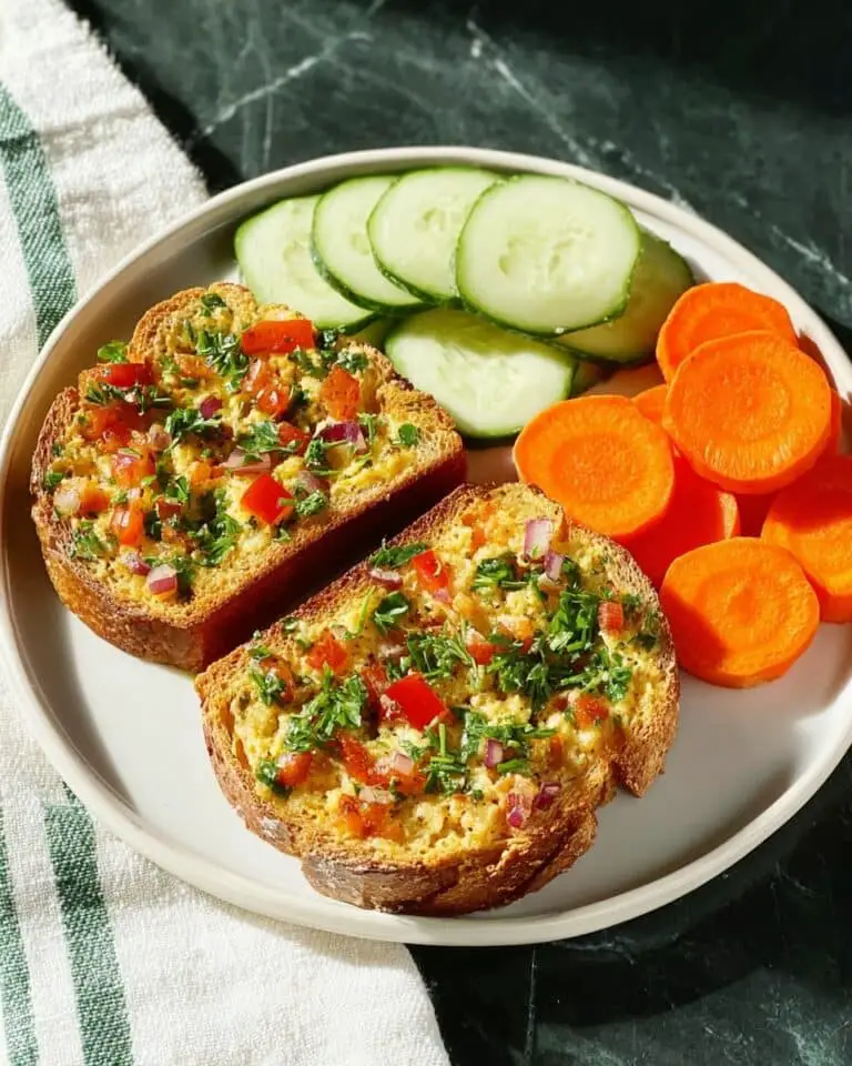 Egg Toast Recipe with Tomatoes and Herbs Recipe
