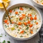 Creamy Lemon Chicken Orzo Soup Recipe