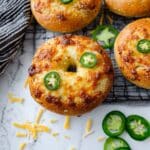 Jalapeño Cheddar Bagels Recipe