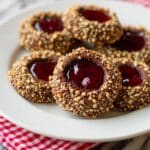 Hazelnut Raspberry Thumbprints Recipe
