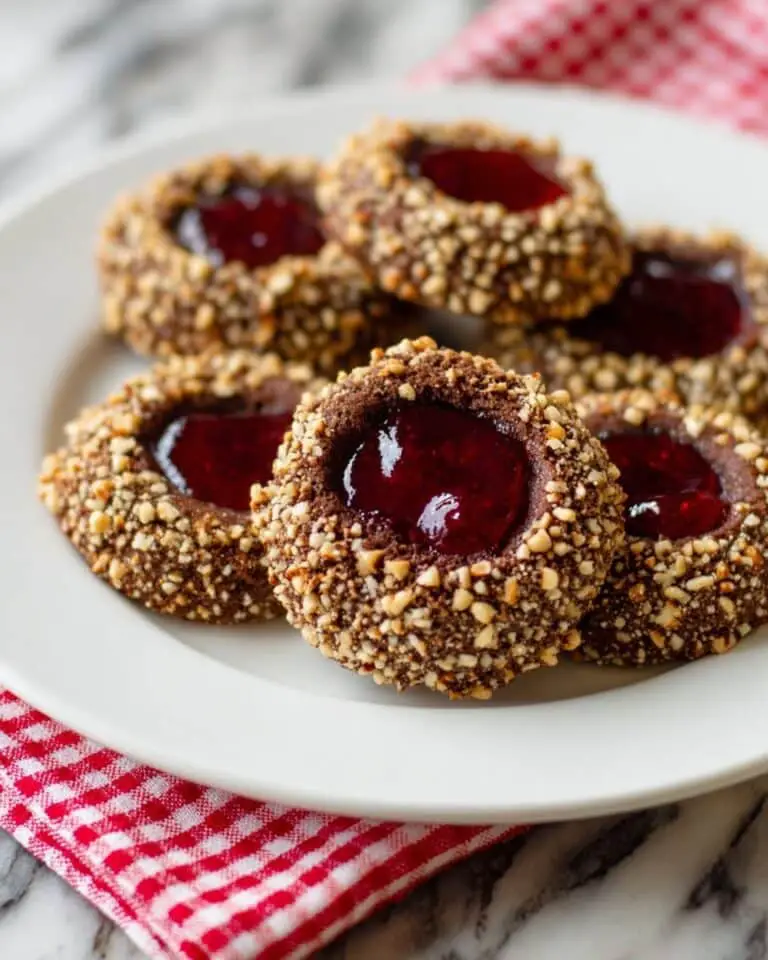 Hazelnut Raspberry Thumbprints Recipe