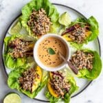 Thai Chicken Lettuce Wraps (Whole30) Recipe