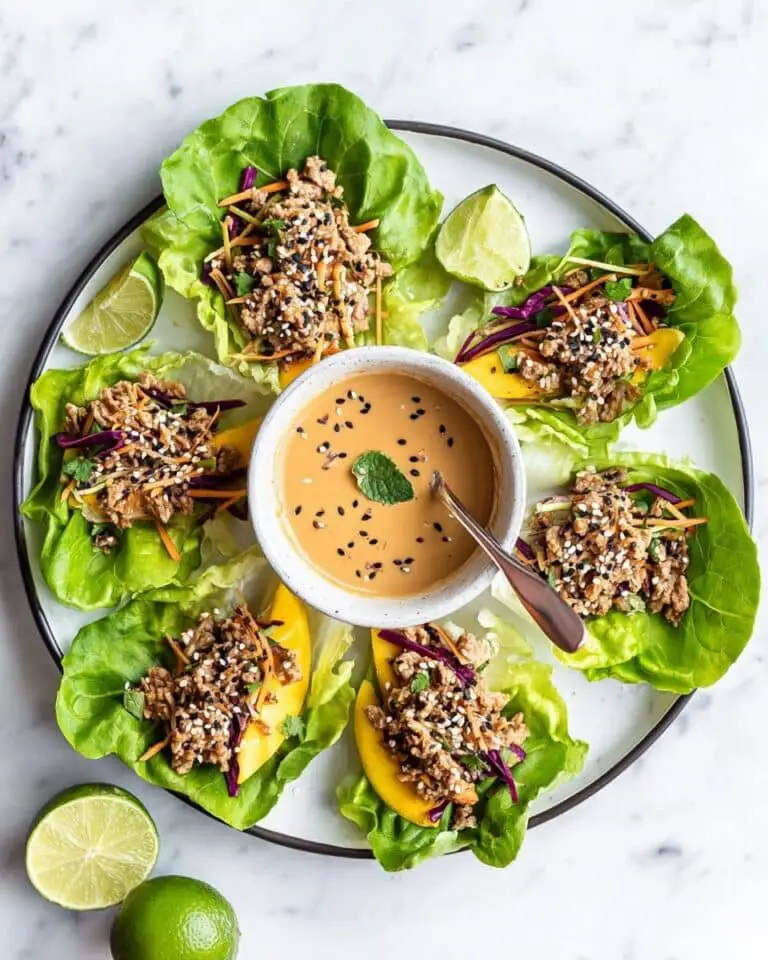 Thai Chicken Lettuce Wraps (Whole30) Recipe