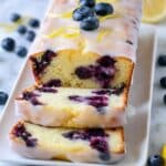 Lemon Blueberry Bread with Lemon Glaze Recipe