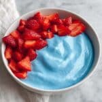 Blue Spirulina Banana Peach Smoothie Bowl Recipe