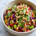Asian Slaw with Ginger Peanut Dressing Recipe