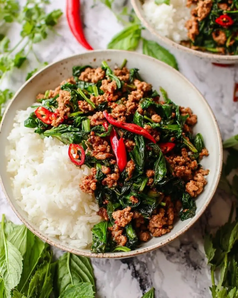 Thai Basil Chicken (Gai Pad Krapow) Recipe
