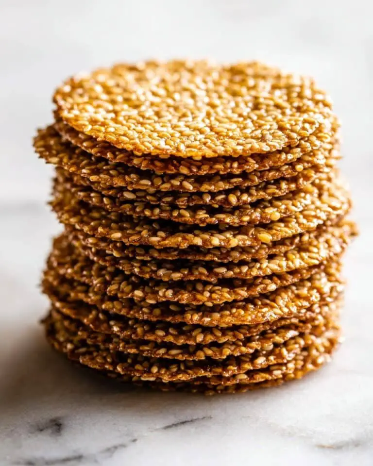 Sesame Snaps with Dark Chocolate Recipe