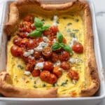 Savory Herb Dutch Baby with Slow Roasted Tomatoes Recipe