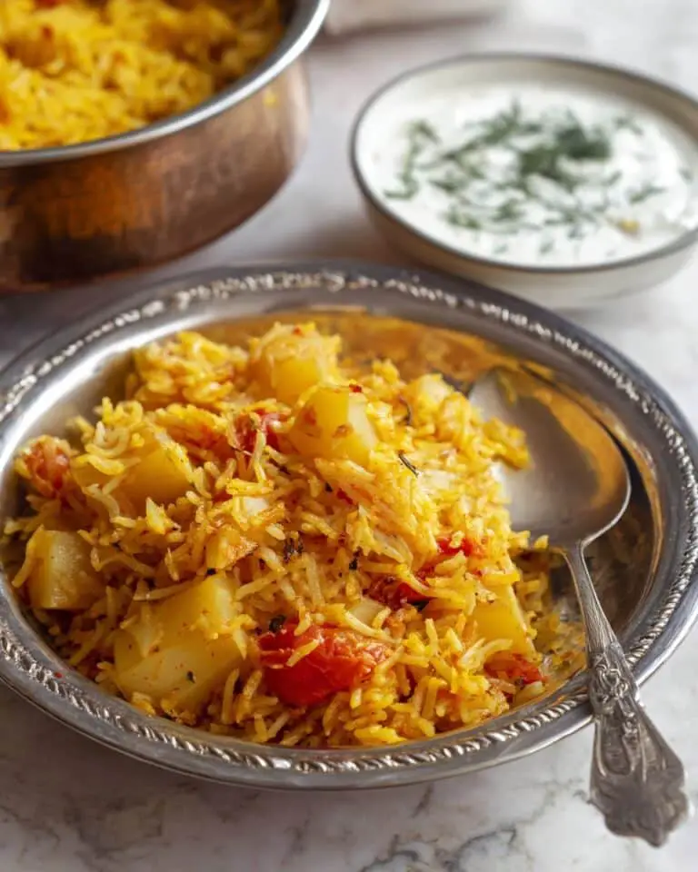 Persian One Pot Tomato Rice – Dami Gojeh Farangi Recipe