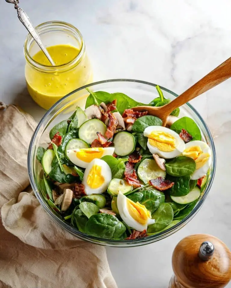 Spinach Salad with Bacon Recipe