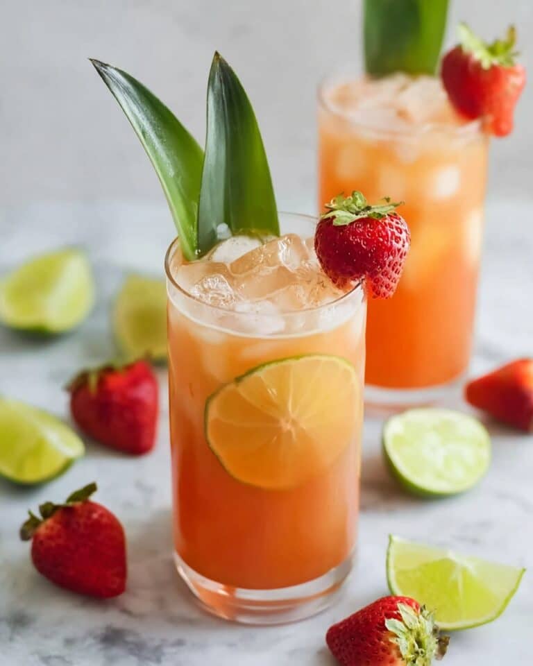 Pineapple Strawberry Agua Fresca Recipe