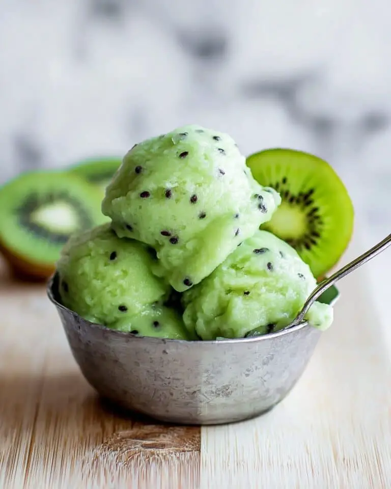 Easy Kiwi Sorbet Recipe with Only Two Ingredients Recipe