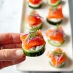 Cucumber Smoked Salmon Bites Recipe