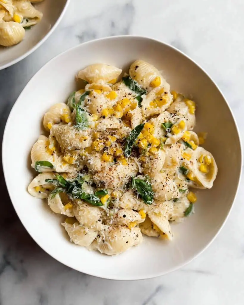 Creamy Corn Pasta Recipe