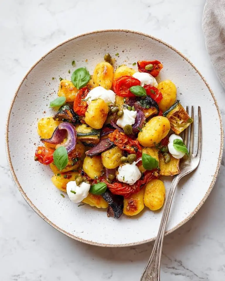 Baked Gnocchi with Summer Vegetables Recipe