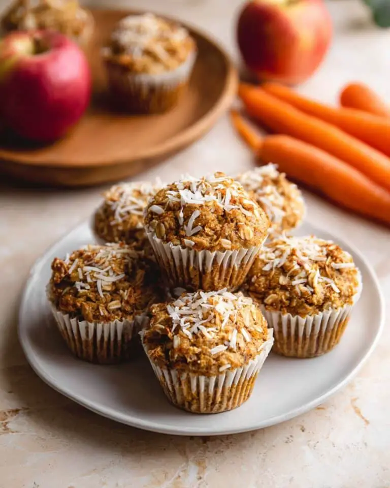Healthy Oatmeal Carrot Muffins Recipe