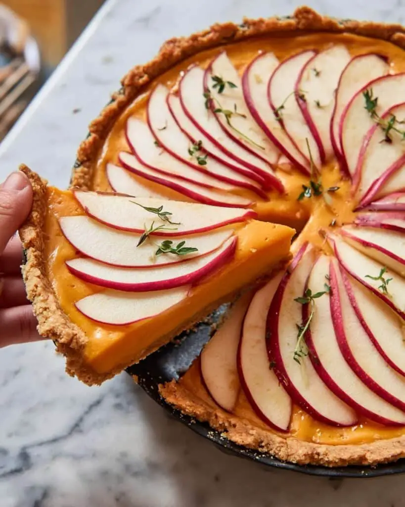 Savory Apple, Cheddar, and Onion Tart Recipe