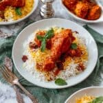 Persian Chicken with Saffron and Tomatoes Recipe