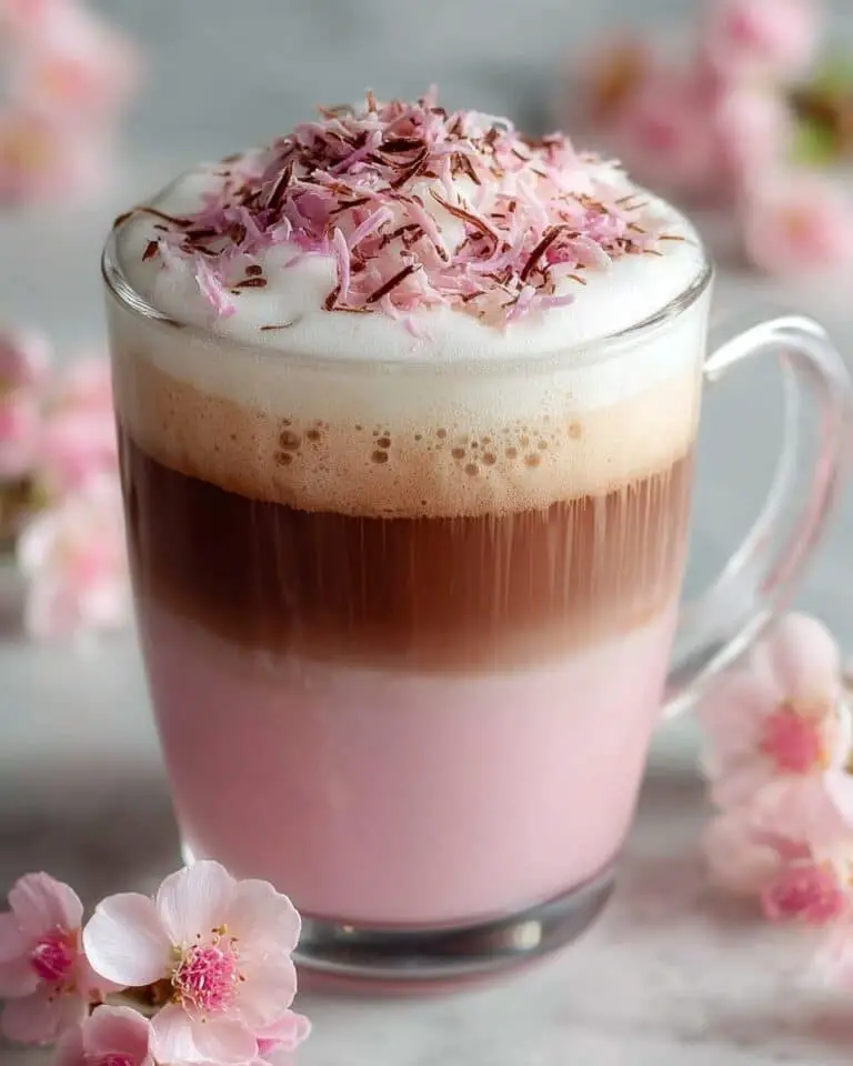 Easy Pink Coconut Iced Latte (Vegan) Recipe