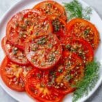 Easy Marinated Tomatoes Recipe