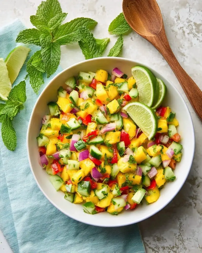 Fresh Mango Salad with Avocado Recipe