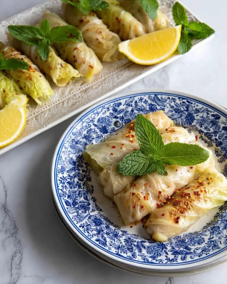 Malfouf (Lebanese Stuffed Cabbage Rolls) Recipe