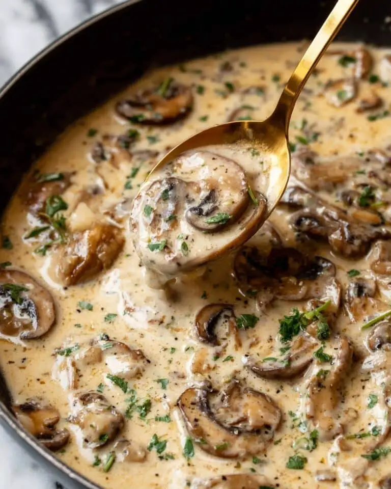 Creamy Mushroom Sauce Recipe