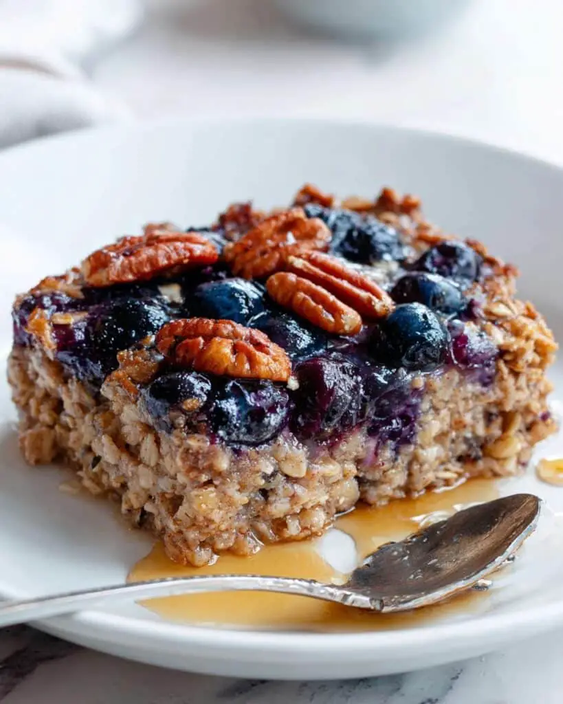 Baked Blueberry Oatmeal Recipe