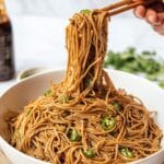 10 Minute Peanut Noodles Recipe