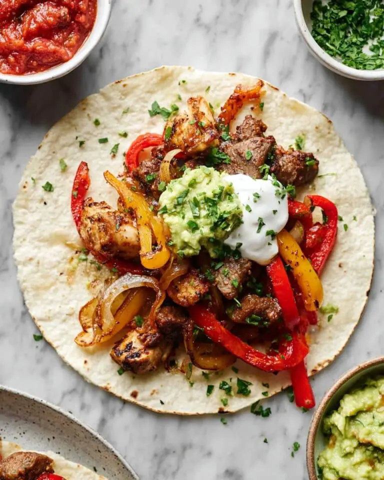 Chicken, Steak, or Shrimp Fajitas Recipe