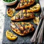 Grilled Chicken Marinade with Honey Lemon Sauce Recipe