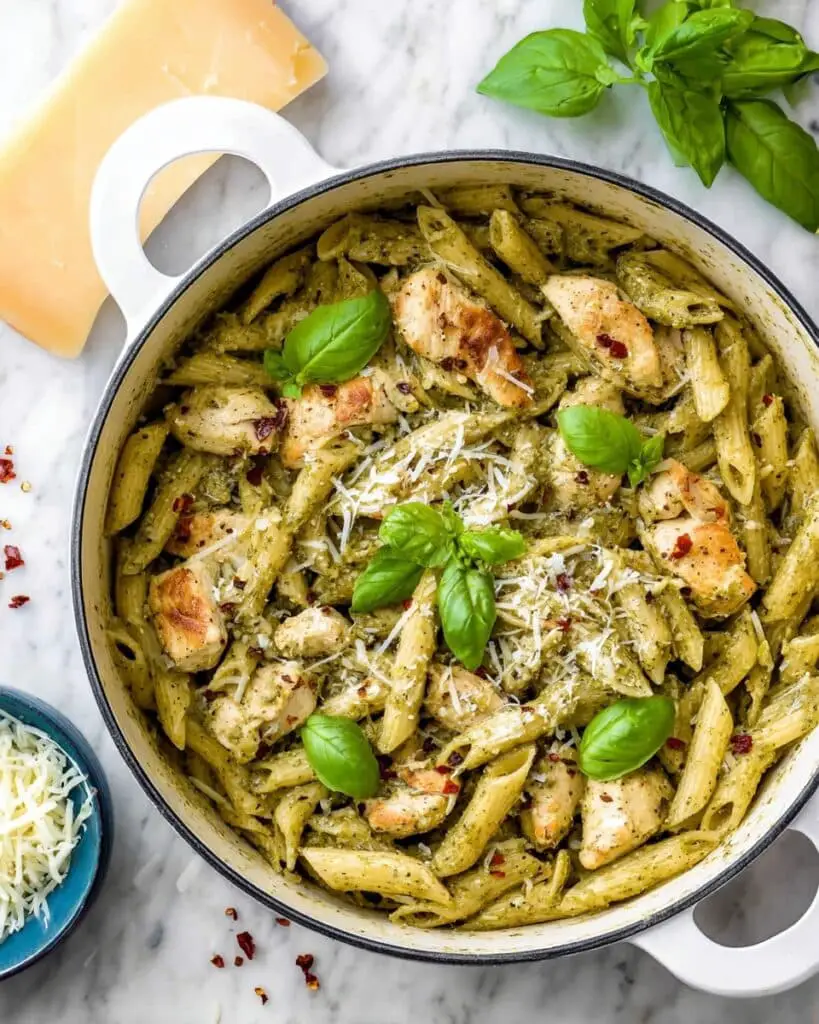 Chicken Pesto Pasta Recipe