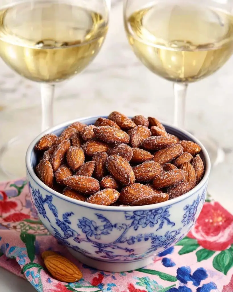 Sweet and Spicy Roasted Almonds Recipe
