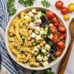 Vegan Greek Pasta Salad Recipe